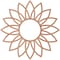 Ekena Millwork Daisy Wood Fretwork Pierced Ceiling Medallion, Cherry, 26"OD x 9"ID x 1/4"T CMWP26X26X0250DACH - alternate 4